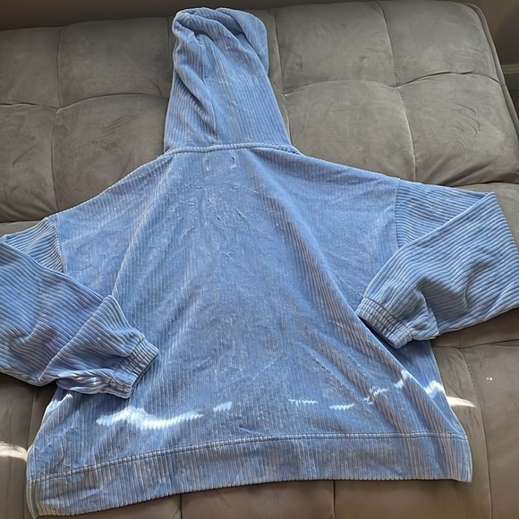 “Aerie- Cropped Velour Sweatshirt size small” - Picture 5 of 7